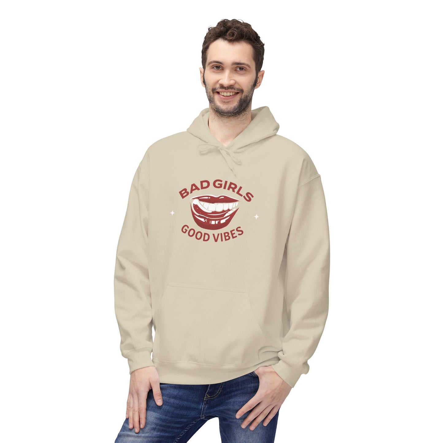 Bad Girls Good Vibes Hoodie - Unisex Midweight Fleece Sweatshirt