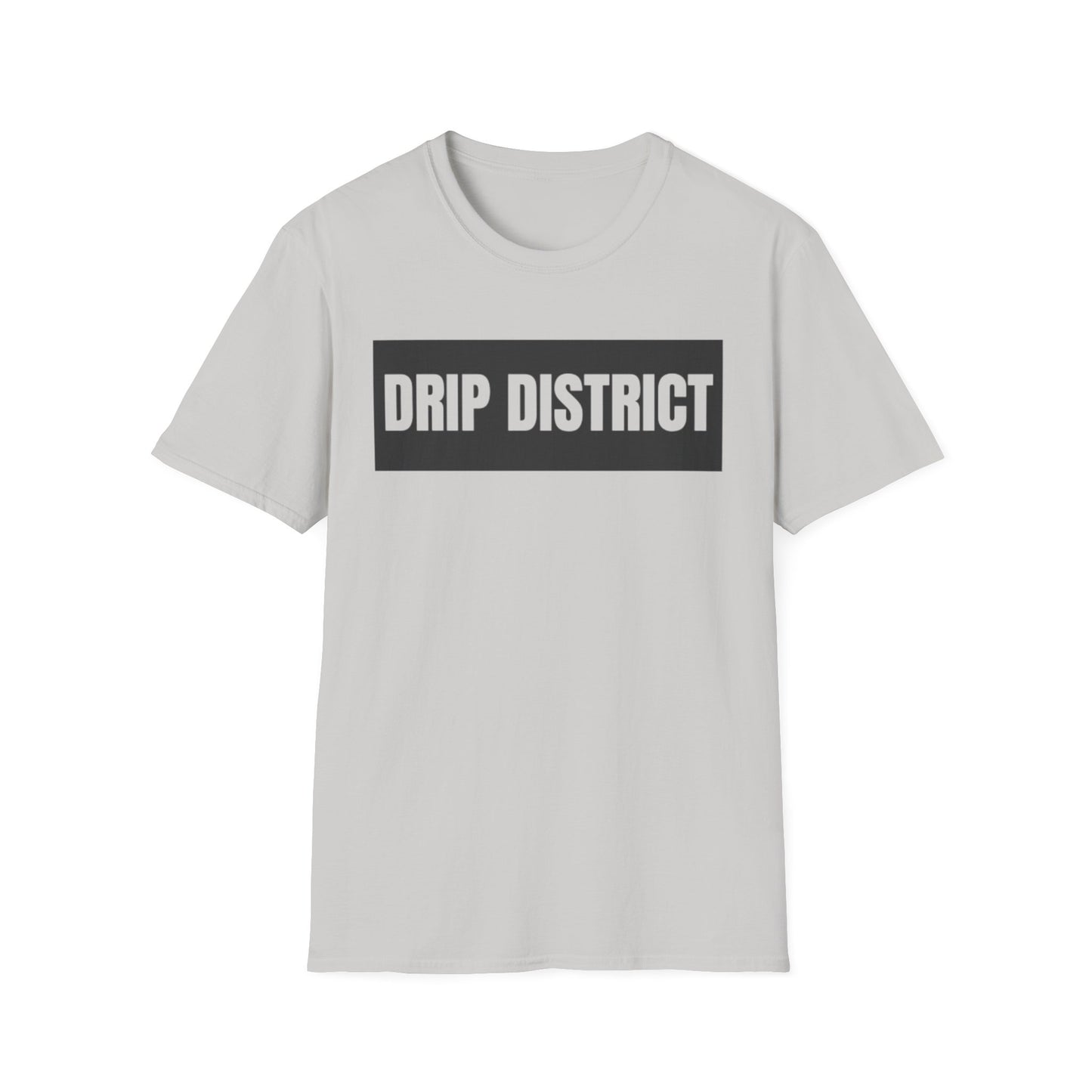 Drip District Unisex Softstyle T-Shirt - Streetwear Vibe, Perfect for Casual Outings & Urban Culture