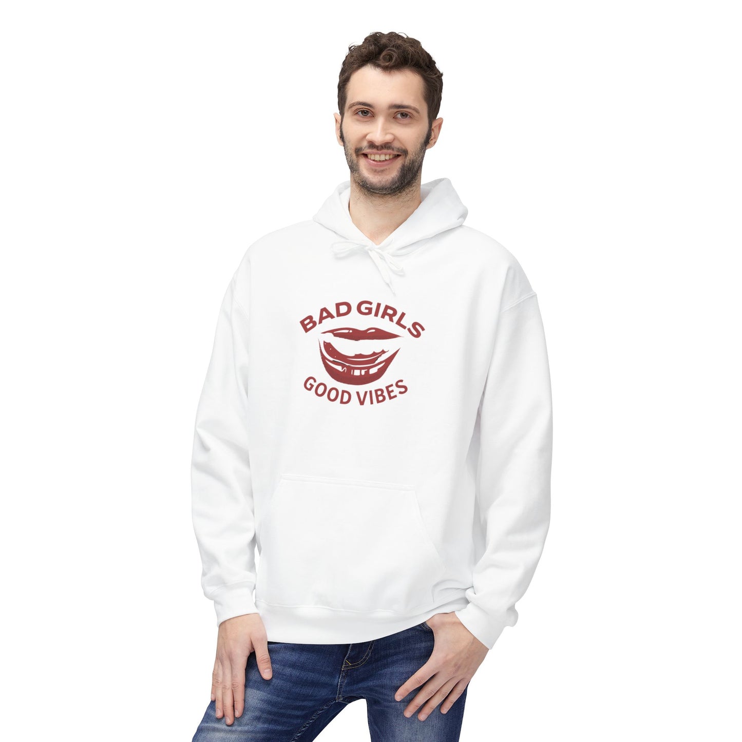 Bad Girls Good Vibes Hoodie - Unisex Midweight Fleece Sweatshirt