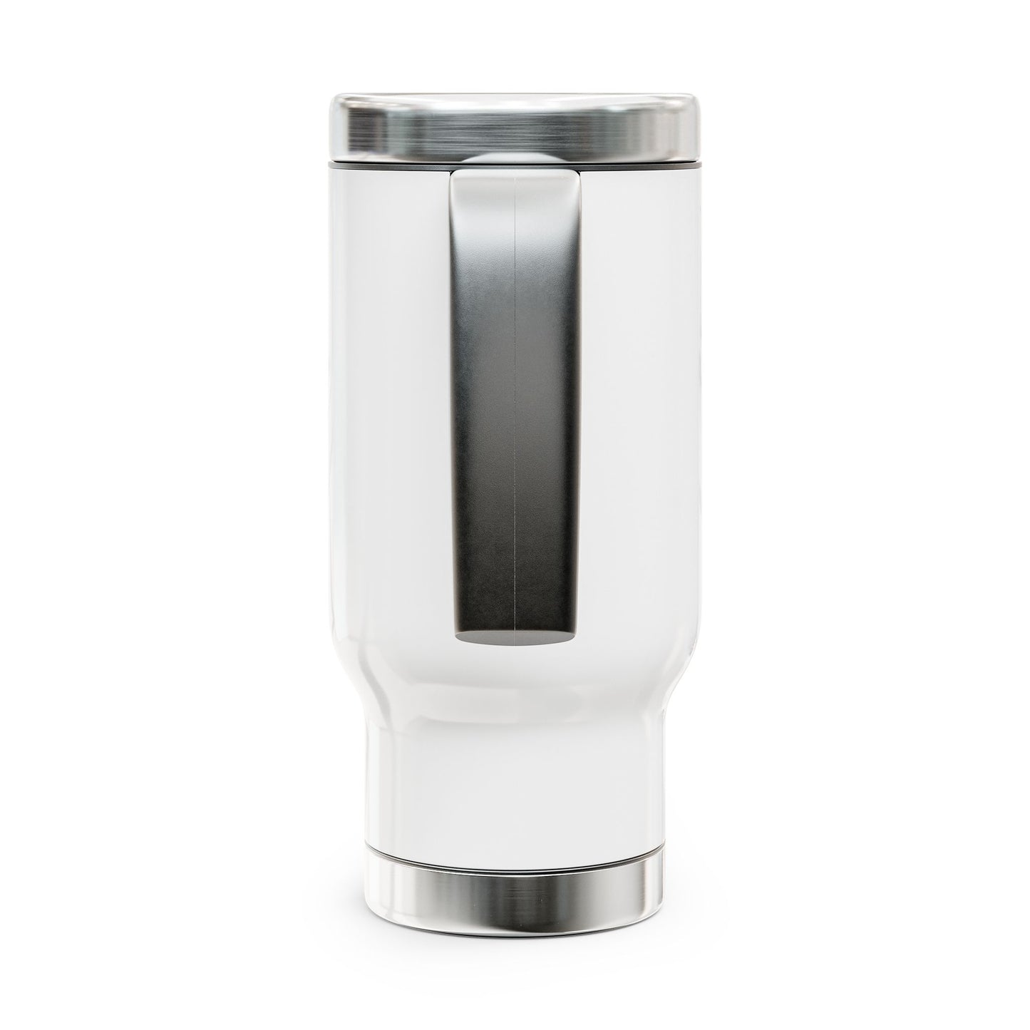 Bad Bitches Only Travel Mug - 14oz Stainless Steel Coffee Cup with Handle
