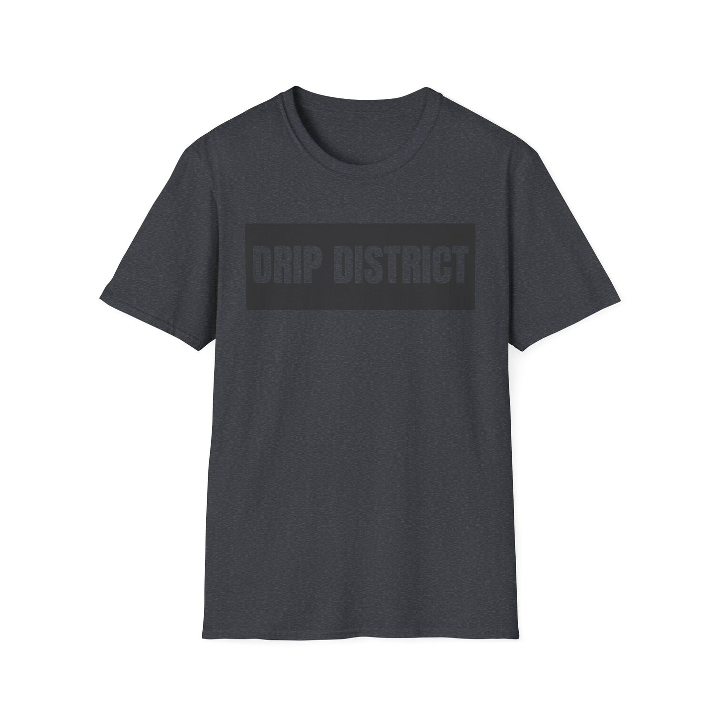Drip District Unisex Softstyle T-Shirt - Streetwear Vibe, Perfect for Casual Outings & Urban Culture