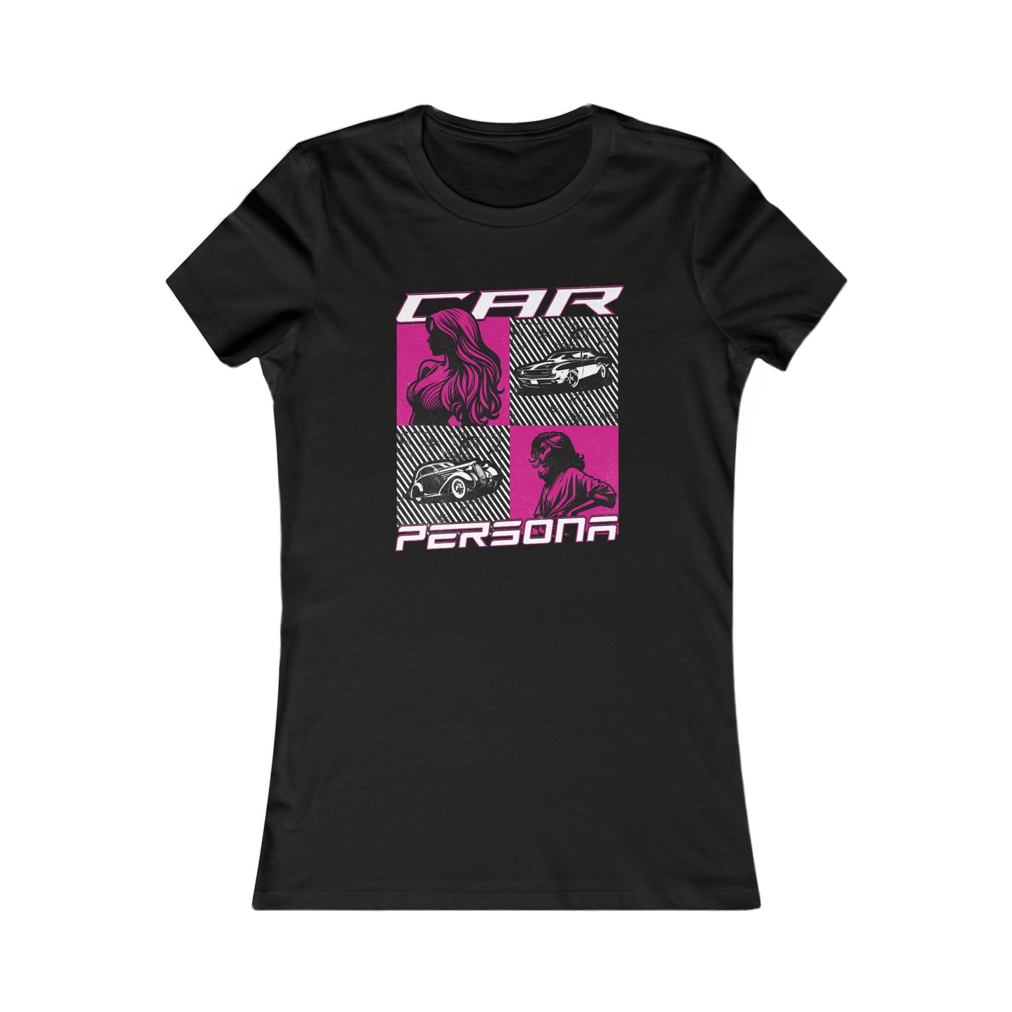 Car Persona Women's Favorite Tee - Stylish Graphic T-Shirt for Car Enthusiasts