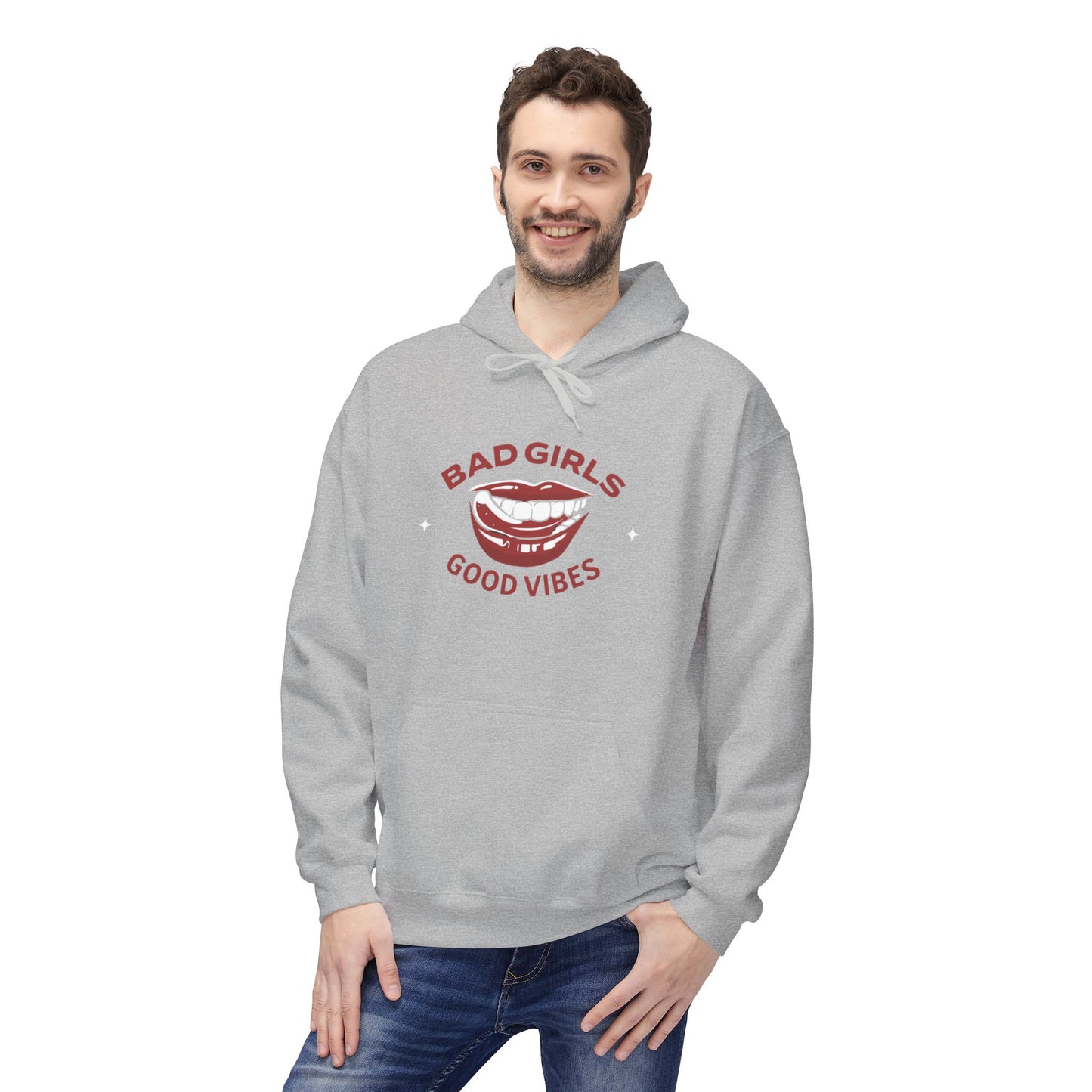 Bad Girls Good Vibes Hoodie - Unisex Midweight Fleece Sweatshirt