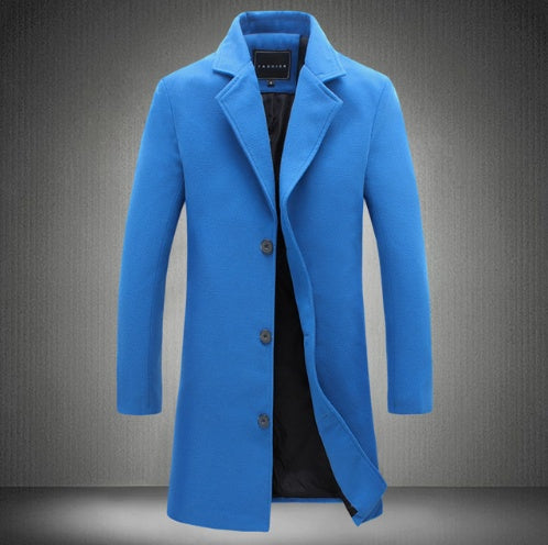 Autumn And Winter New Mens Business Woolen