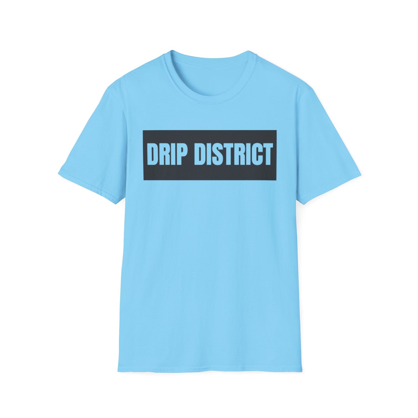 Drip District Unisex Softstyle T-Shirt - Streetwear Vibe, Perfect for Casual Outings & Urban Culture