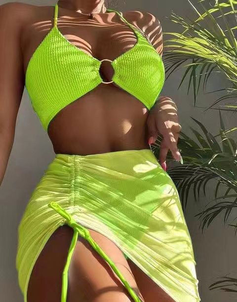 3pcs Halter Bikini