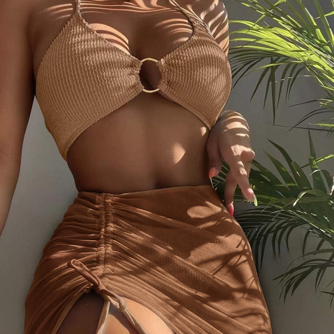 3pcs Halter Bikini