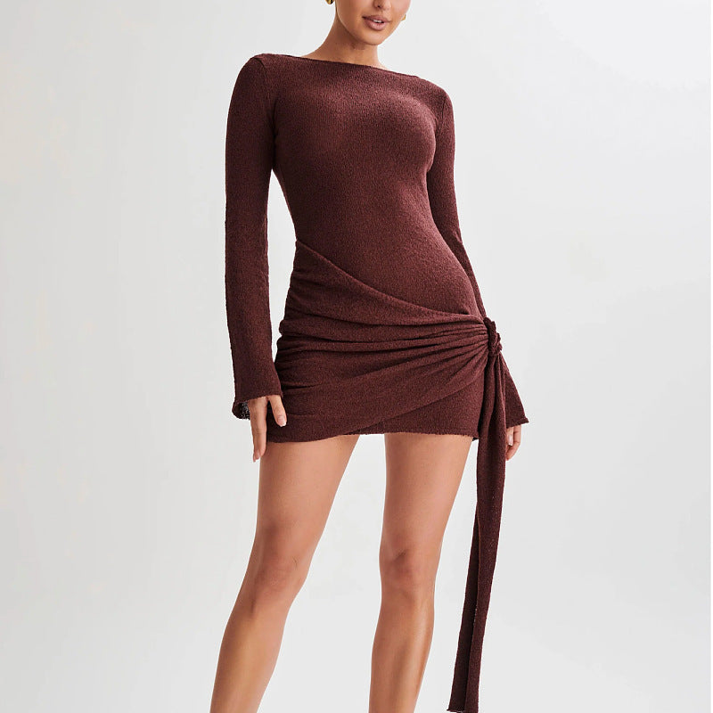 Y2K Sexy Hip-hugging V-shaped Backless