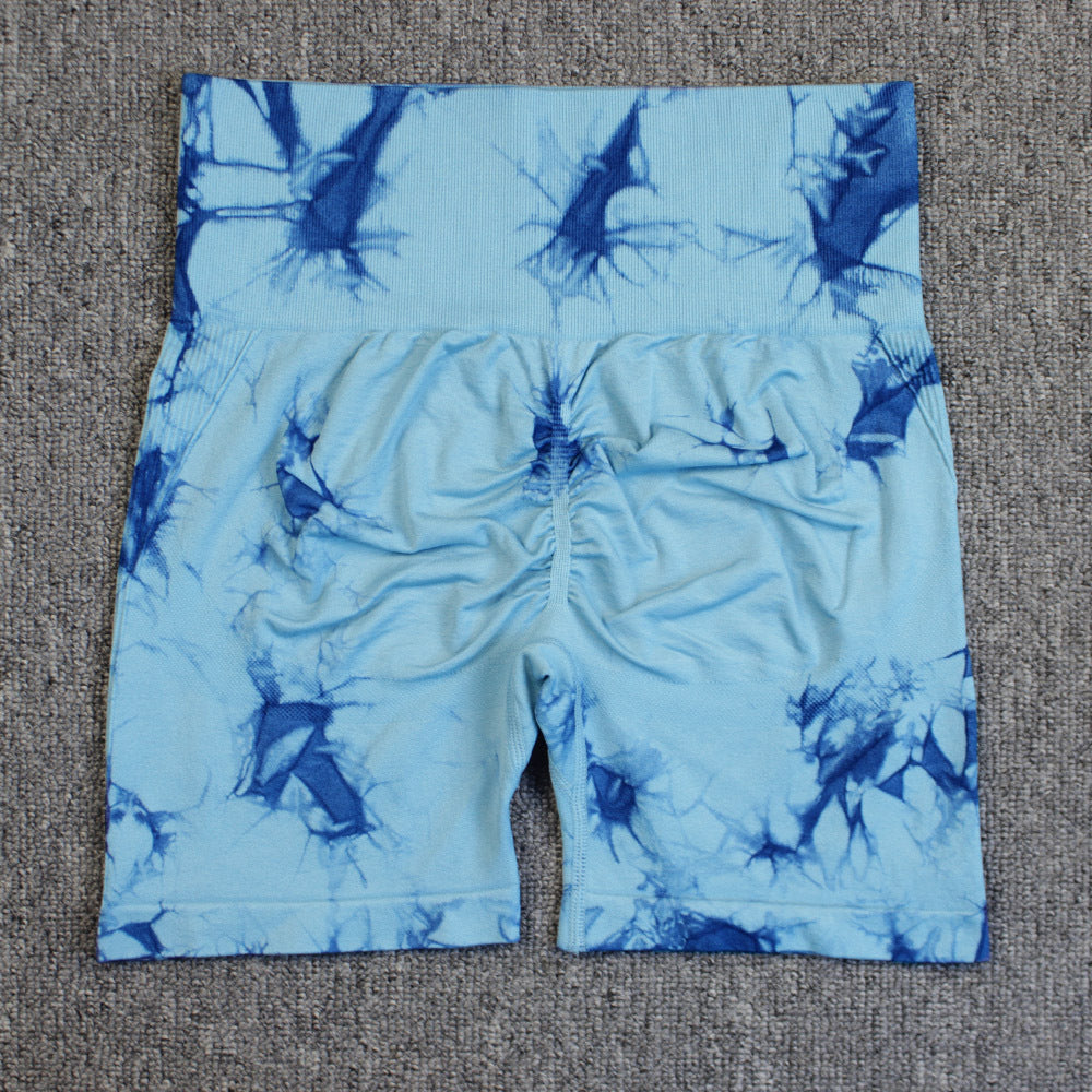 Tie-dye Printed Yoga Pants