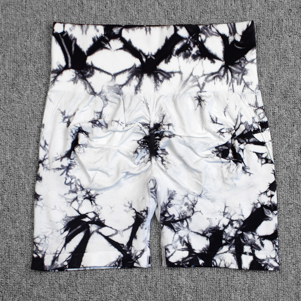 Tie-dye Printed Yoga Pants