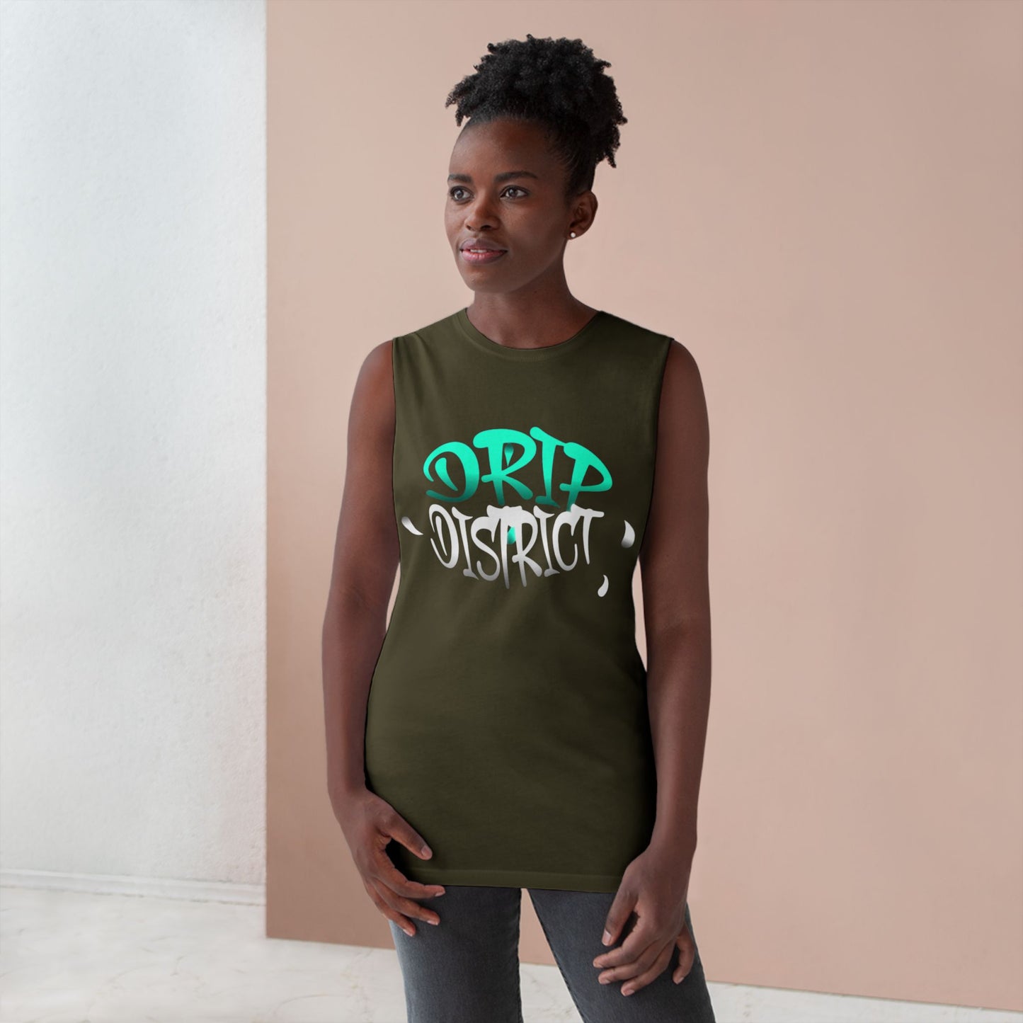 Drip District Unisex Tank - Trendy Casual Wear for Summer Vibes