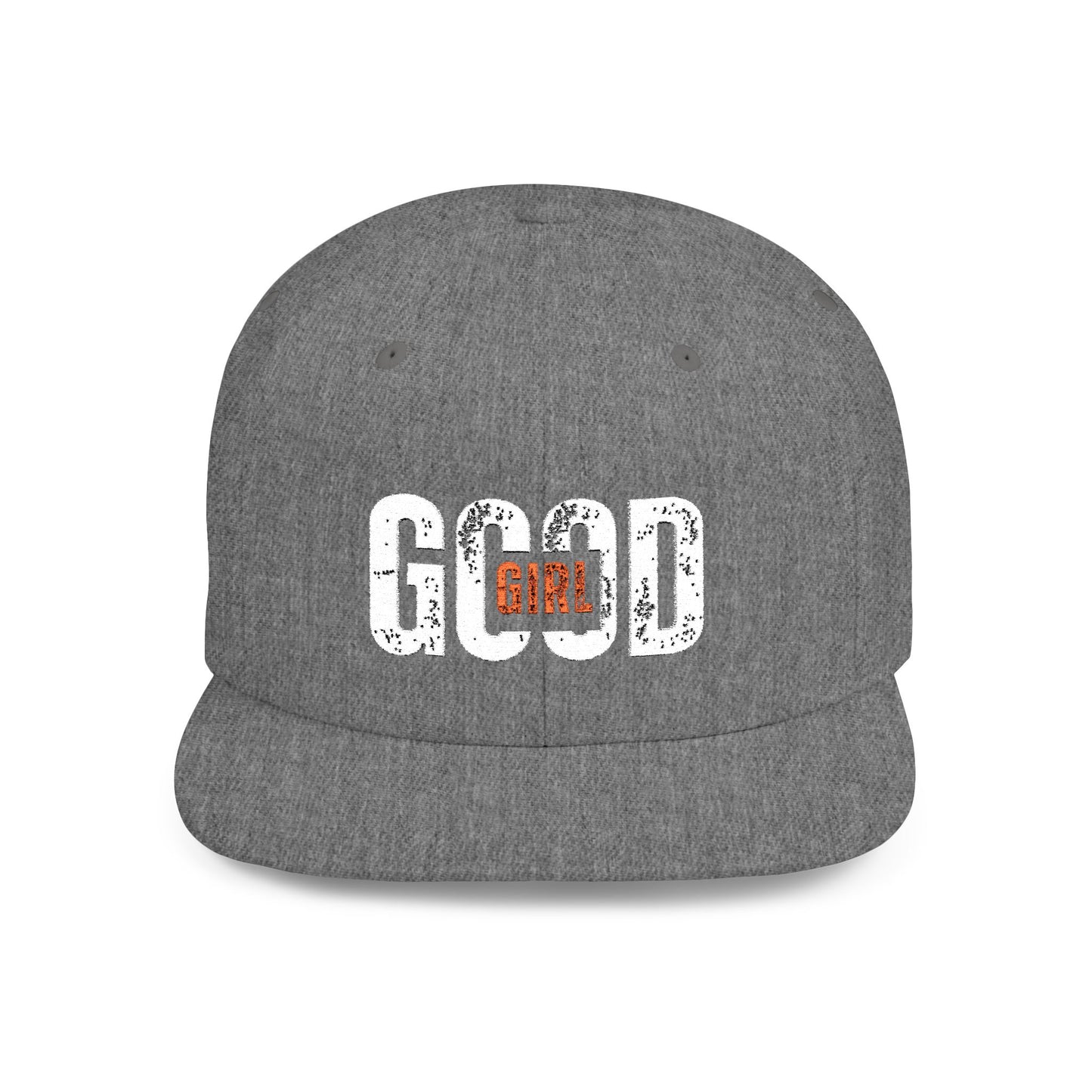 Good Vibes Flat Bill Snapback Hat - Trendy Cap for Fashion Enthusiasts
