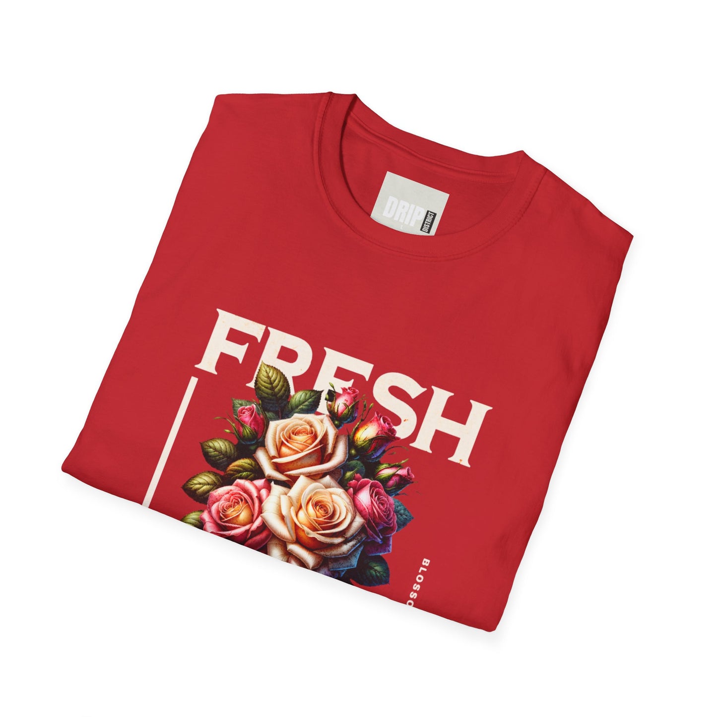 Fresh Bloom Floral T-Shirt | Unisex Softstyle Tee for Nature Lovers