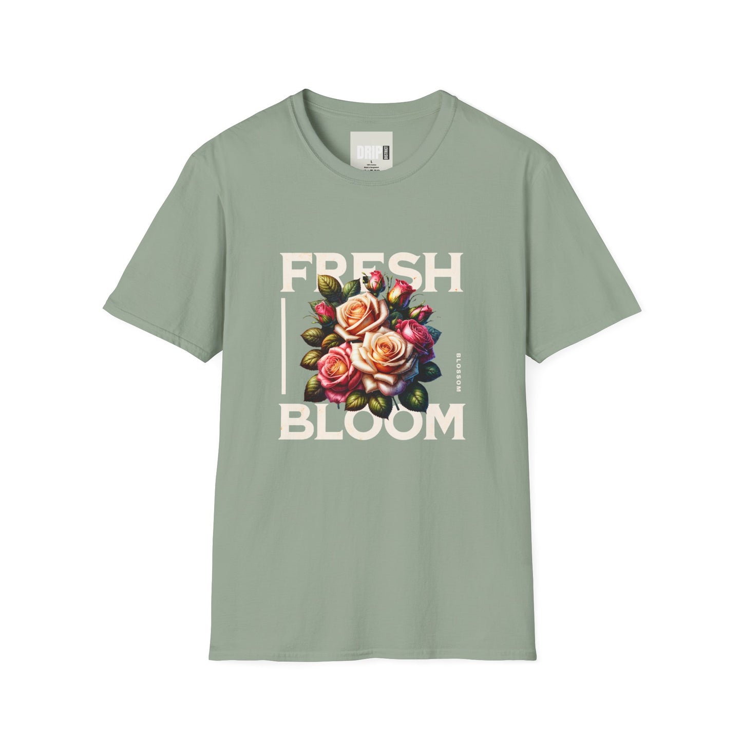 Fresh Bloom Floral T-Shirt | Unisex Softstyle Tee for Nature Lovers