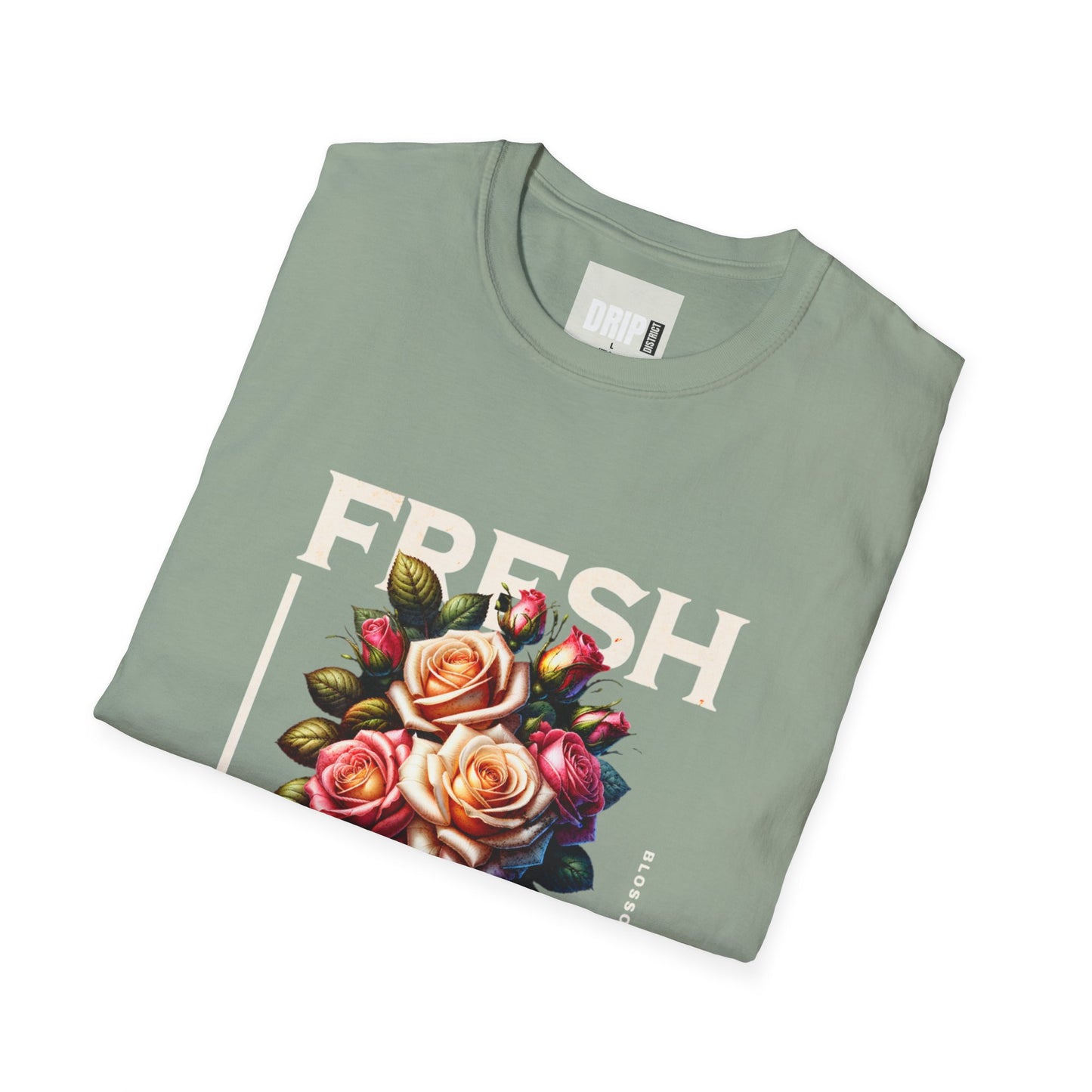 Fresh Bloom Floral T-Shirt | Unisex Softstyle Tee for Nature Lovers