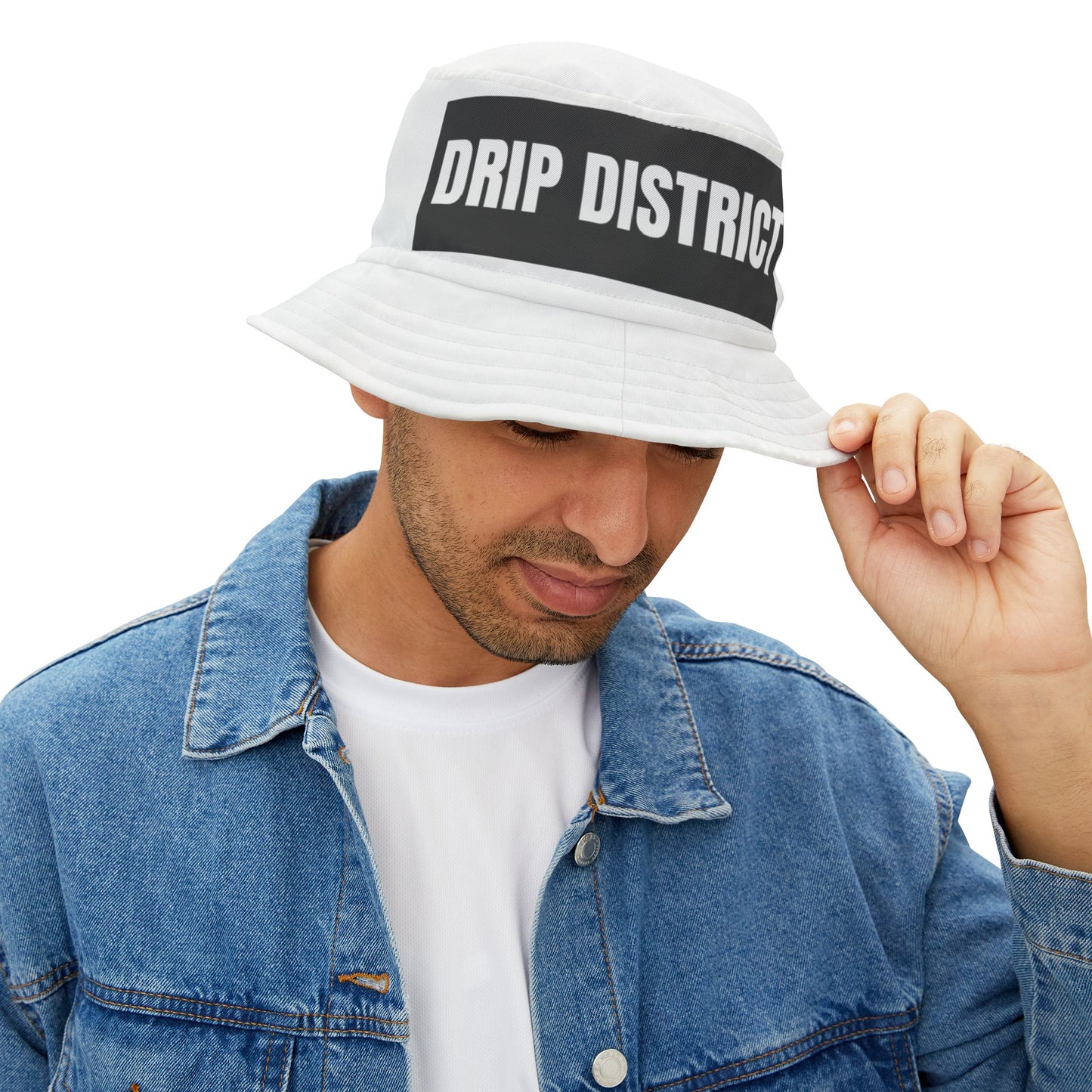 Trendy Drip District Bucket Hat - Stylish Sun Protection