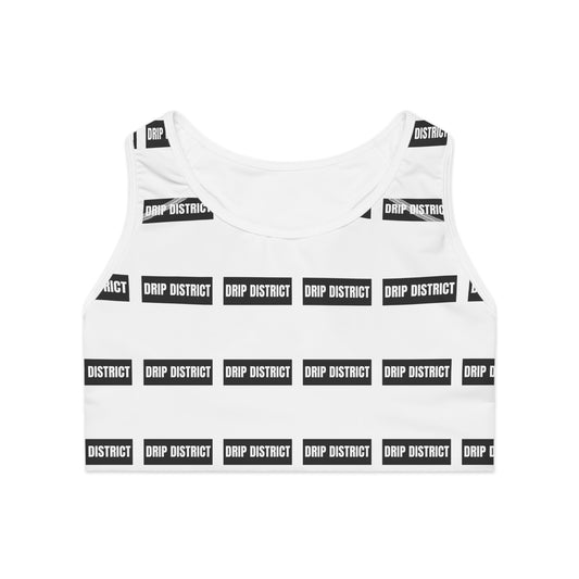 Drip District Sports Bra - Stylish Activewear for Fitness Enthusiasts