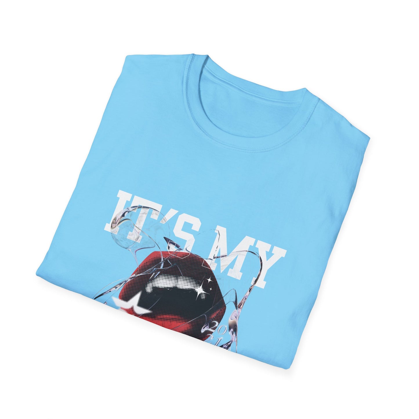 Fun Unisex Softstyle T-Shirt - "It's My Mouth" Statement Tee