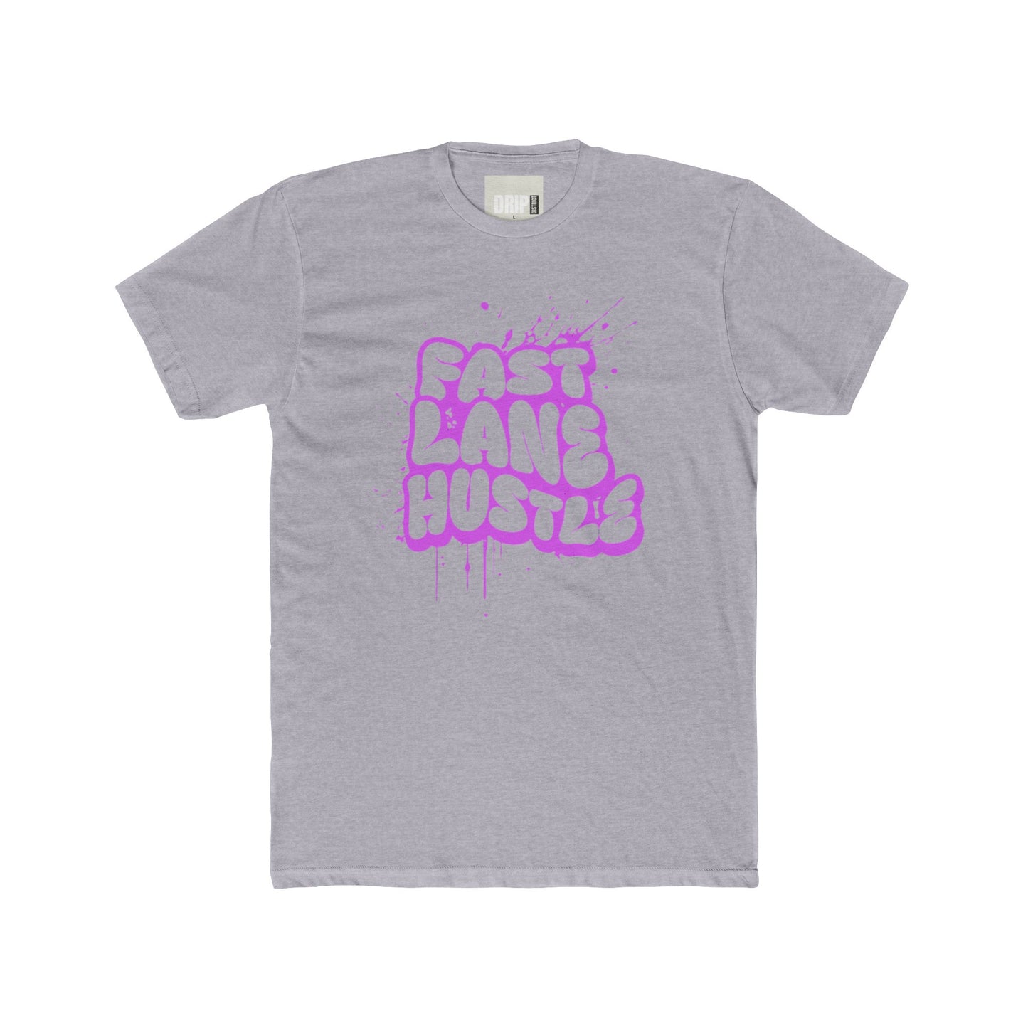 Fast Lane Hustle Unisex Cotton Crew Tee - Cool Graphic Tee for Entrepreneurs