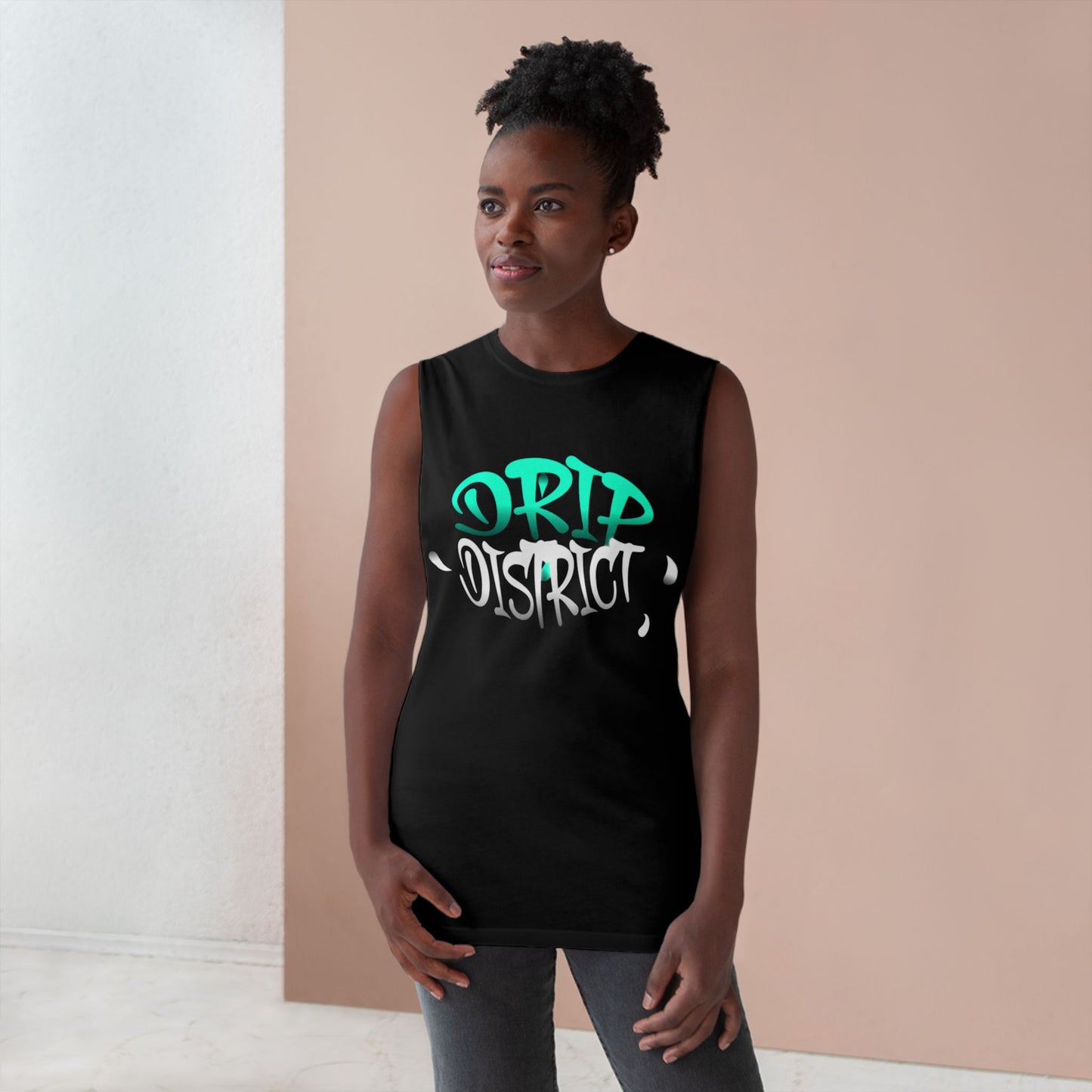 Drip District Unisex Tank - Trendy Casual Wear for Summer Vibes