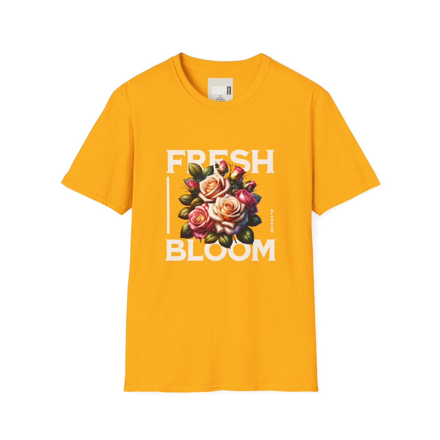 Fresh Bloom Floral T-Shirt | Unisex Softstyle Tee for Nature Lovers
