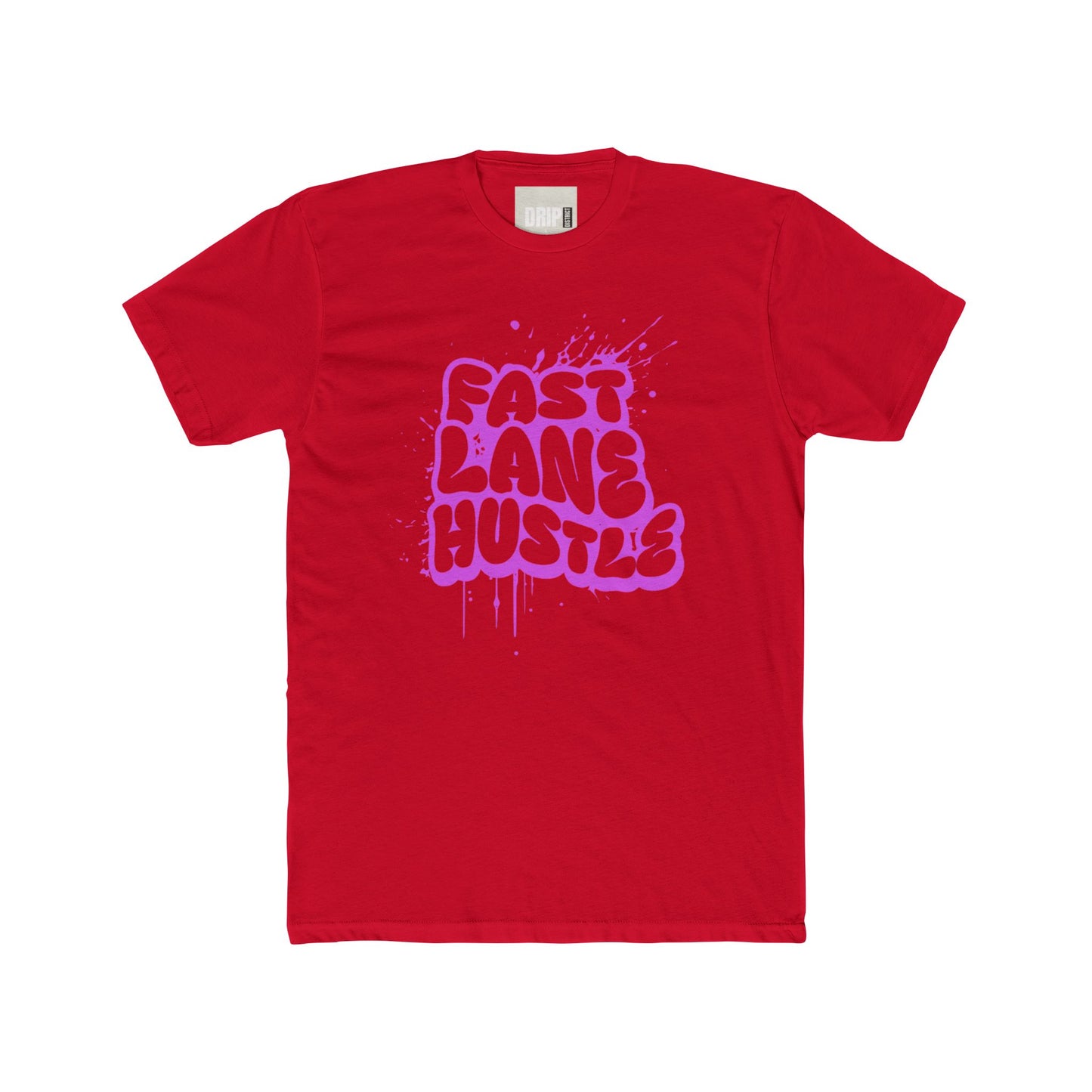 Fast Lane Hustle Unisex Cotton Crew Tee - Cool Graphic Tee for Entrepreneurs