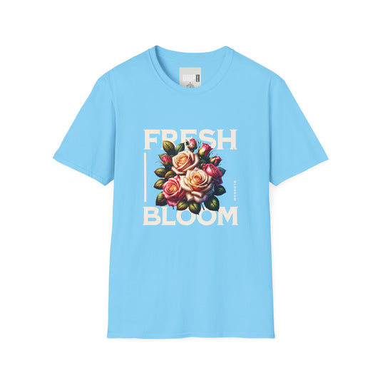 Fresh Bloom Floral T-Shirt | Unisex Softstyle Tee for Nature Lovers