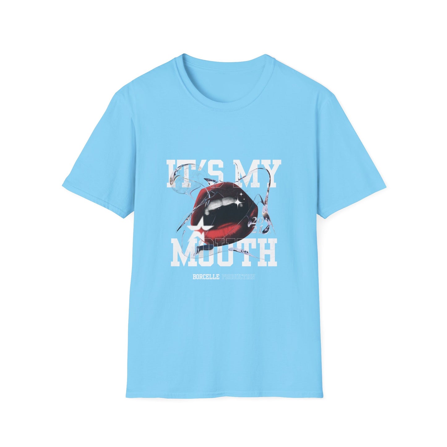 Fun Unisex Softstyle T-Shirt - "It's My Mouth" Statement Tee