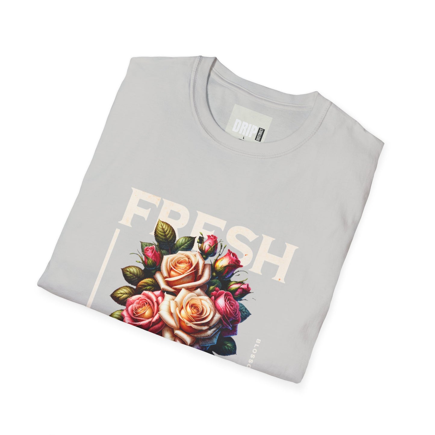 Fresh Bloom Floral T-Shirt | Unisex Softstyle Tee for Nature Lovers
