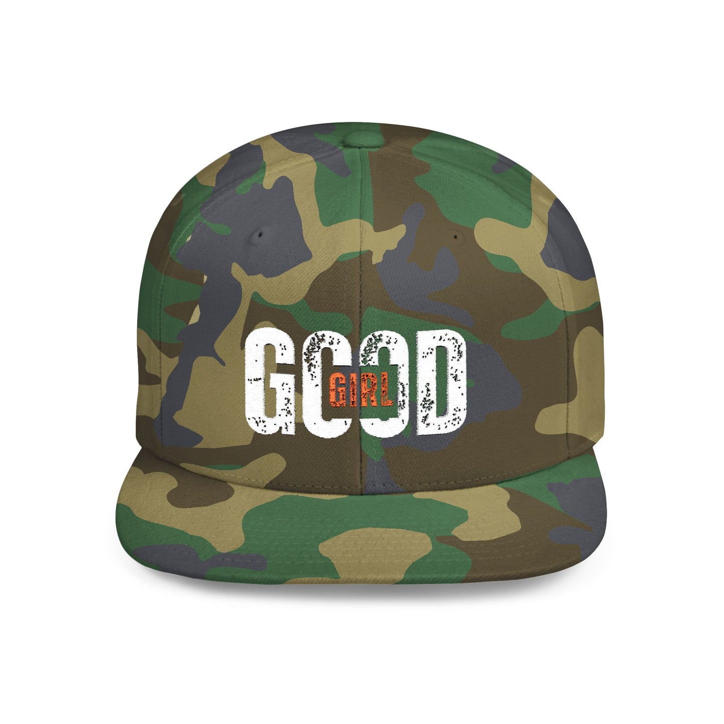 Good Vibes Flat Bill Snapback Hat - Trendy Cap for Fashion Enthusiasts