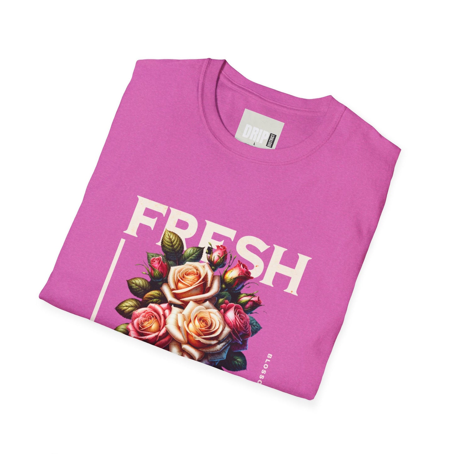 Fresh Bloom Floral T-Shirt | Unisex Softstyle Tee for Nature Lovers