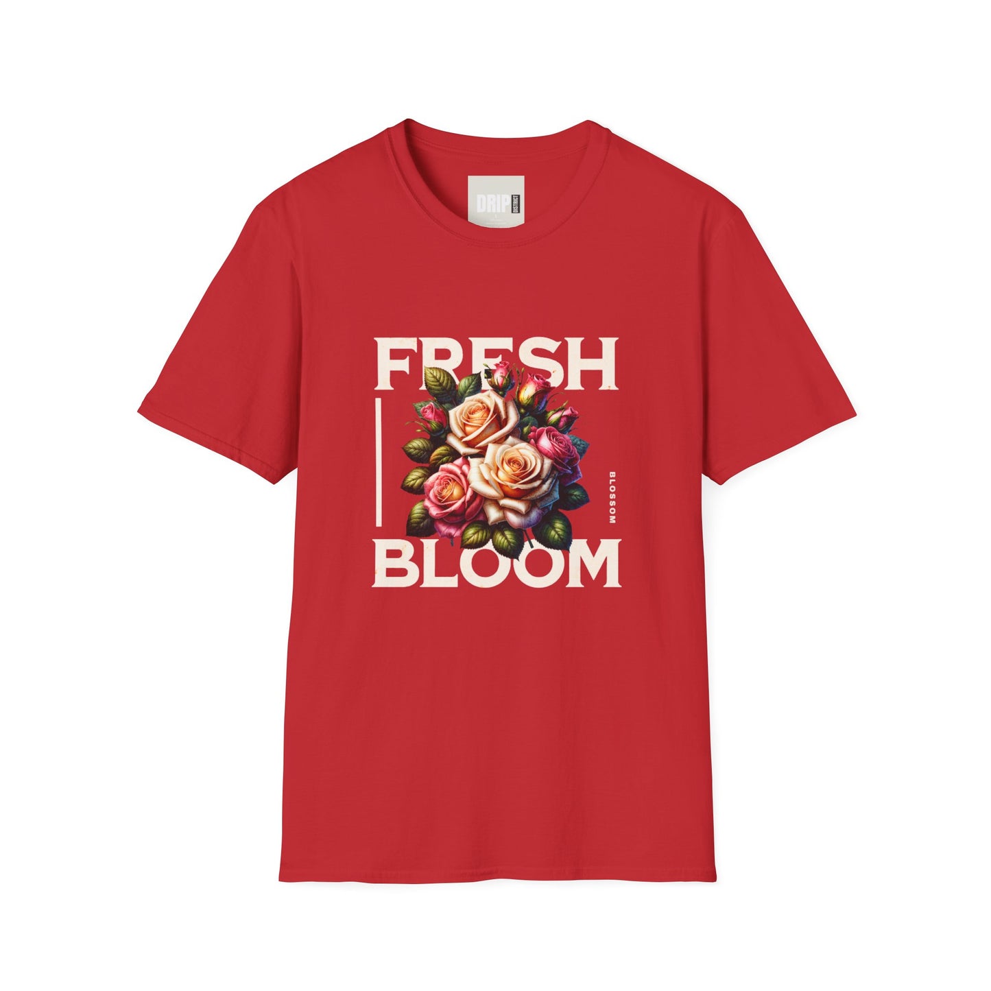 Fresh Bloom Floral T-Shirt | Unisex Softstyle Tee for Nature Lovers