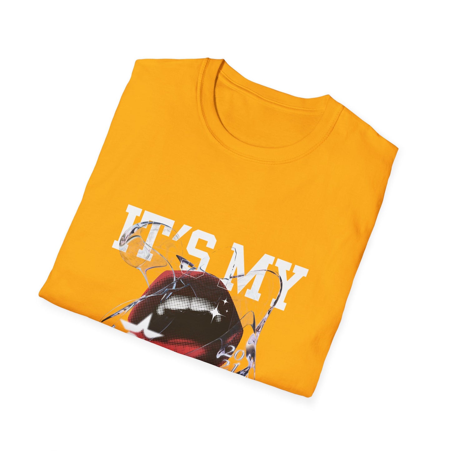 Fun Unisex Softstyle T-Shirt - "It's My Mouth" Statement Tee
