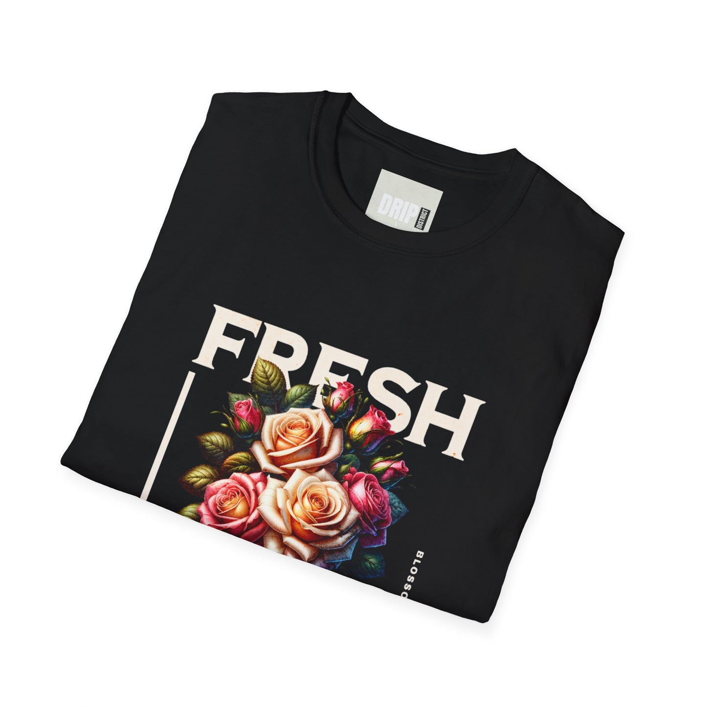 Fresh Bloom Floral T-Shirt | Unisex Softstyle Tee for Nature Lovers