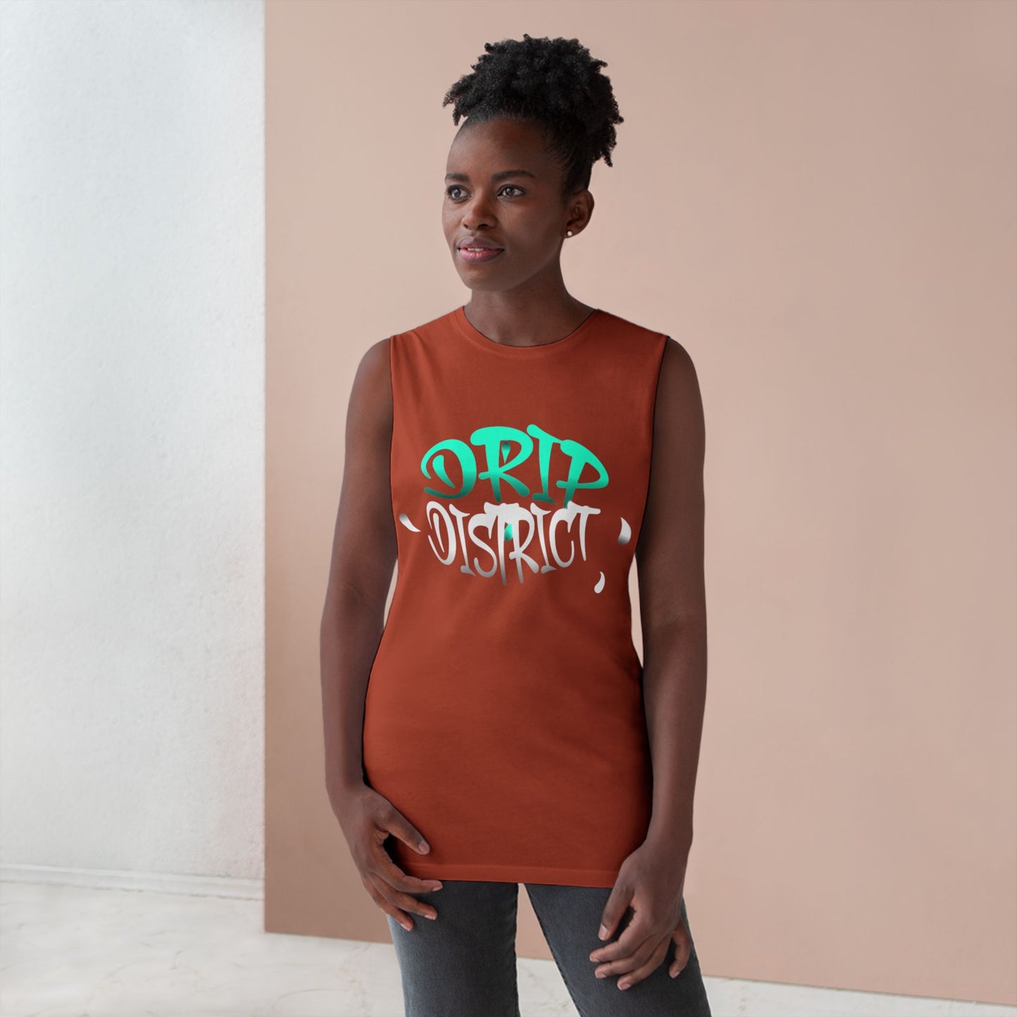 Drip District Unisex Tank - Trendy Casual Wear for Summer Vibes