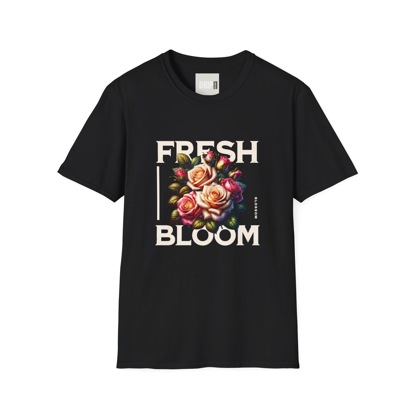 Fresh Bloom Floral T-Shirt | Unisex Softstyle Tee for Nature Lovers