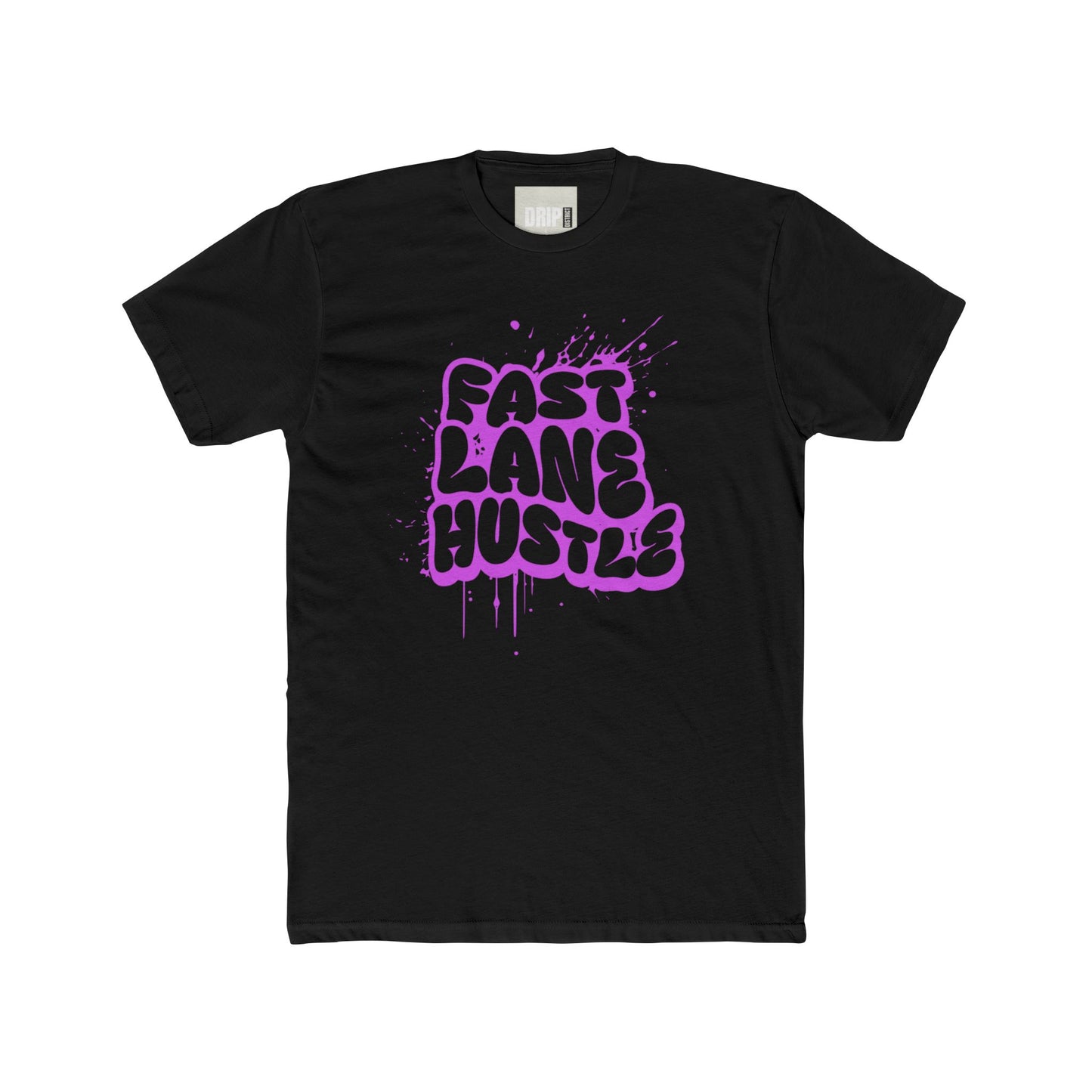 Fast Lane Hustle Unisex Cotton Crew Tee - Cool Graphic Tee for Entrepreneurs