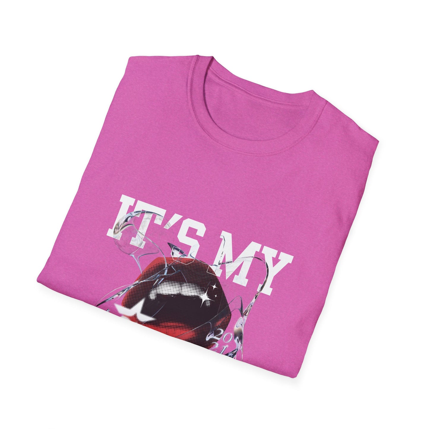 Fun Unisex Softstyle T-Shirt - "It's My Mouth" Statement Tee