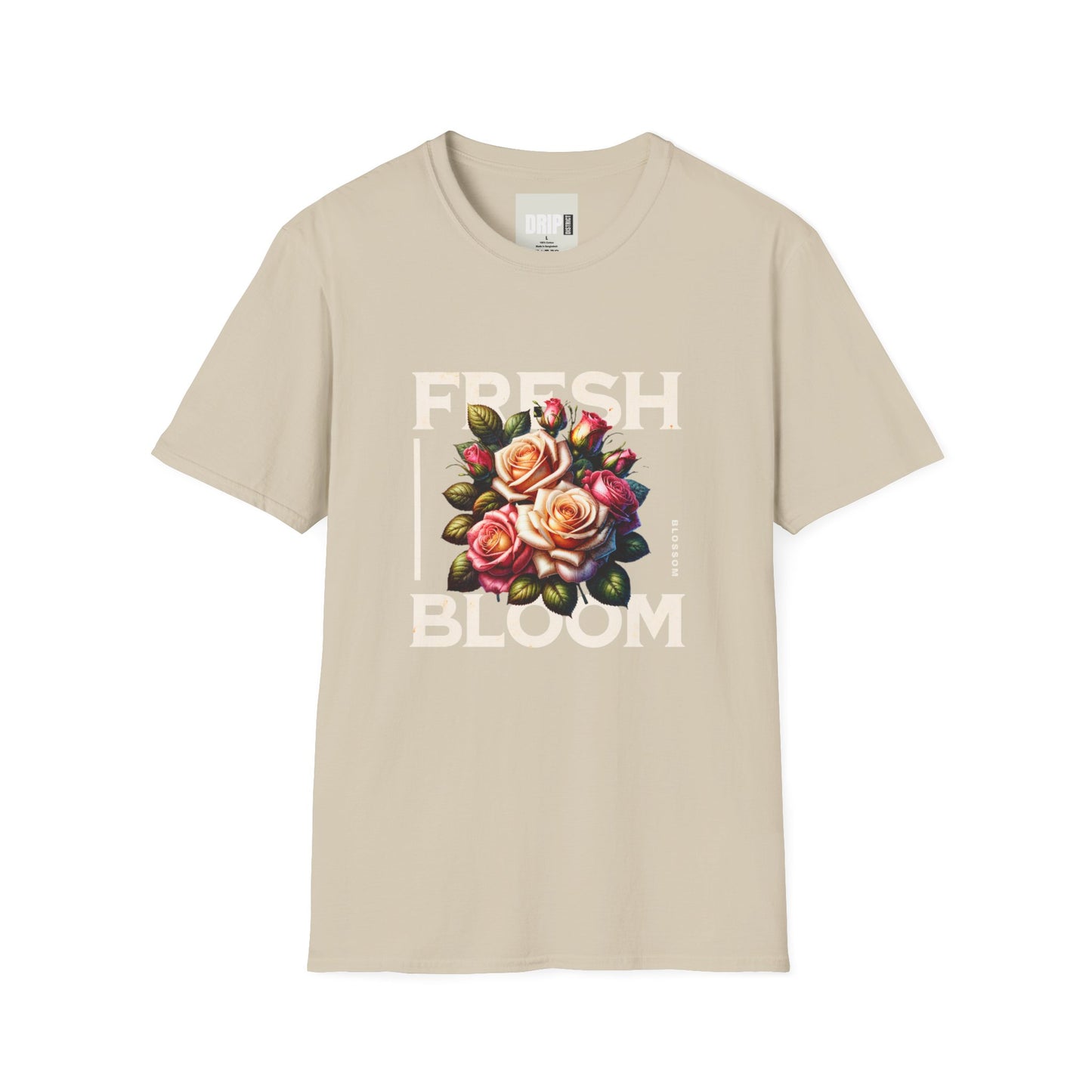Fresh Bloom Floral T-Shirt | Unisex Softstyle Tee for Nature Lovers