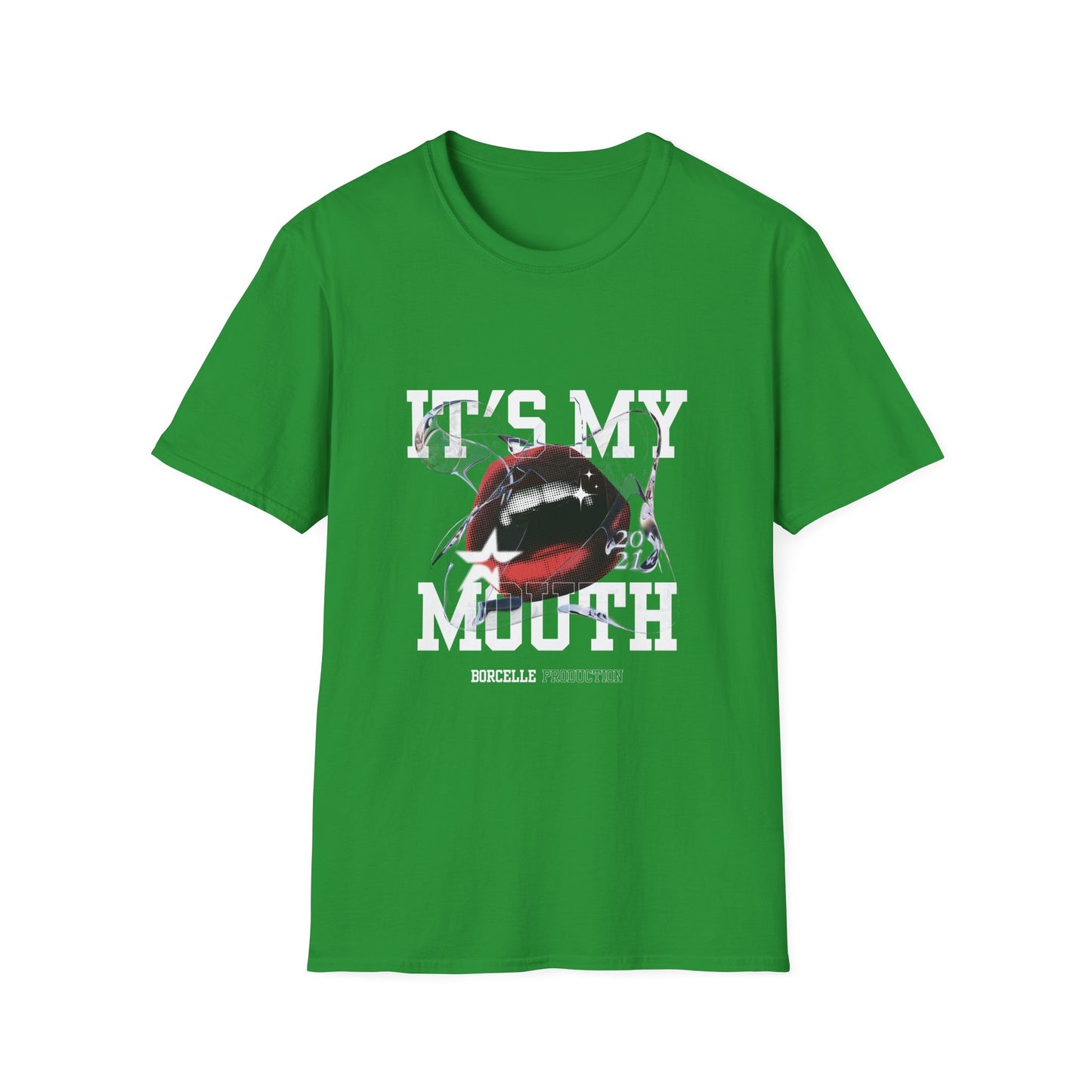 Fun Unisex Softstyle T-Shirt - "It's My Mouth" Statement Tee