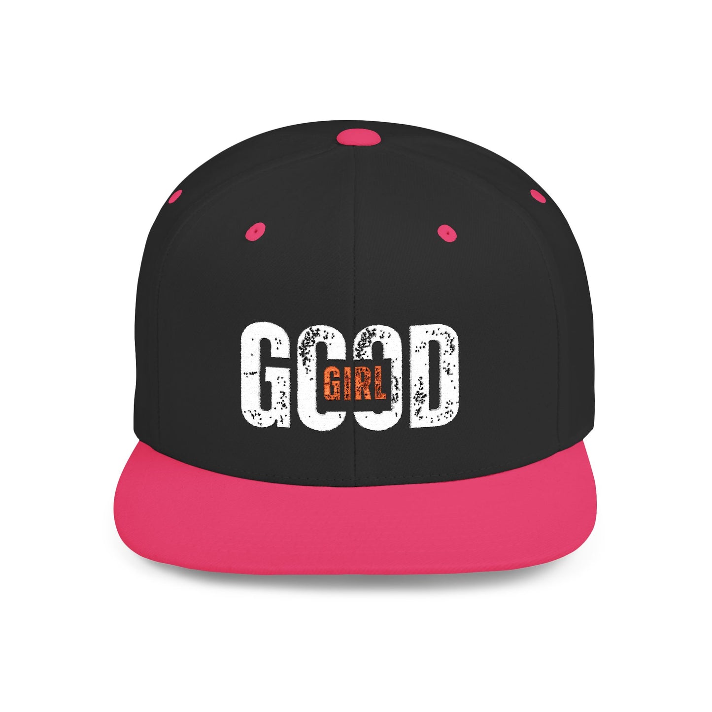 Good Vibes Flat Bill Snapback Hat - Trendy Cap for Fashion Enthusiasts