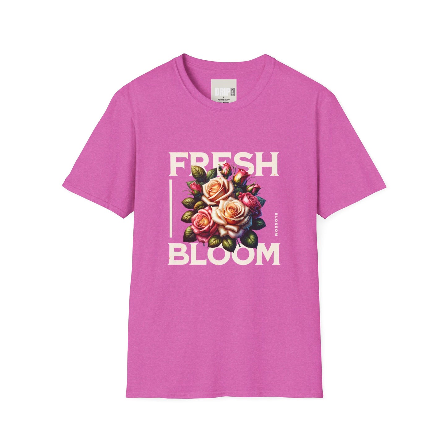 Fresh Bloom Floral T-Shirt | Unisex Softstyle Tee for Nature Lovers