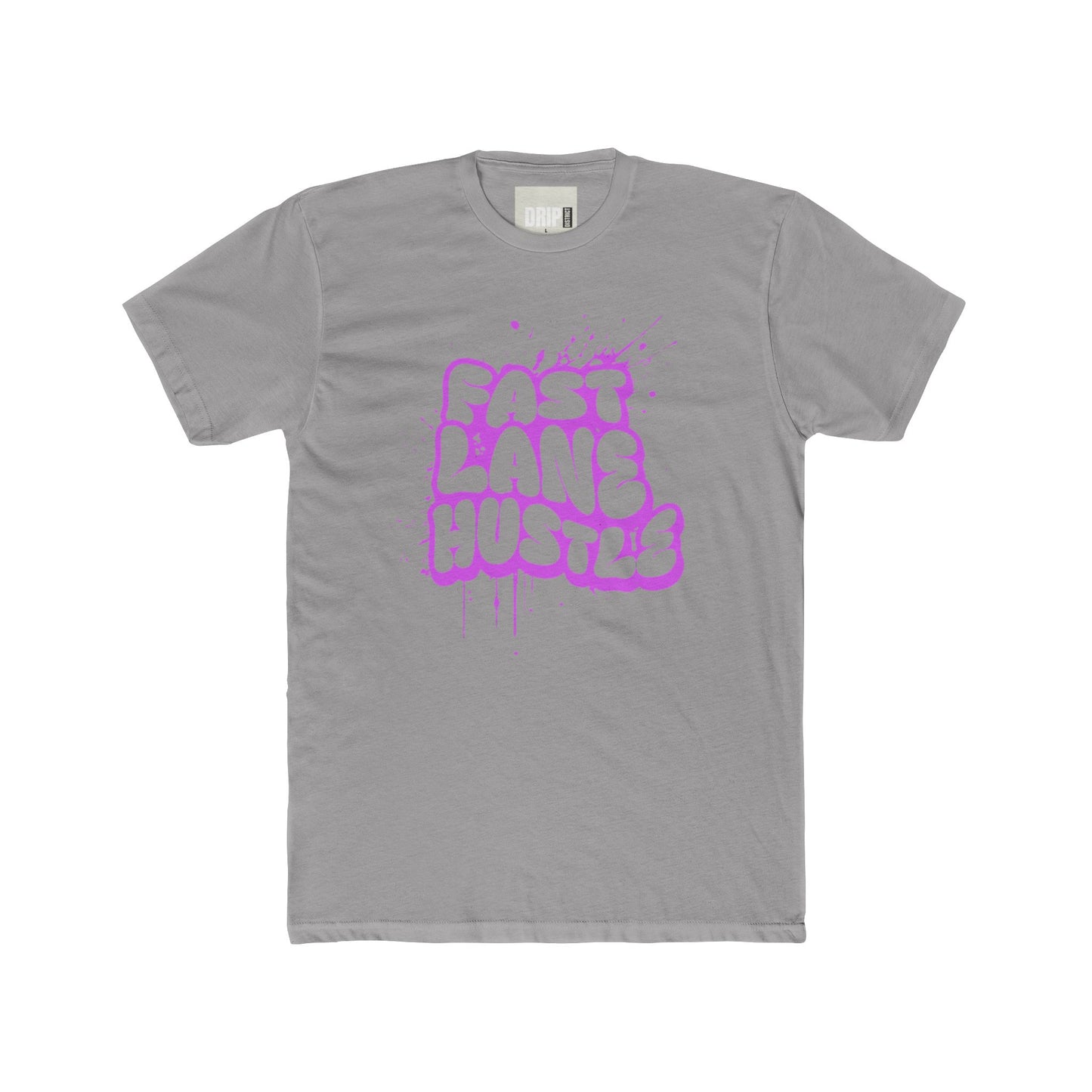 Fast Lane Hustle Unisex Cotton Crew Tee - Cool Graphic Tee for Entrepreneurs