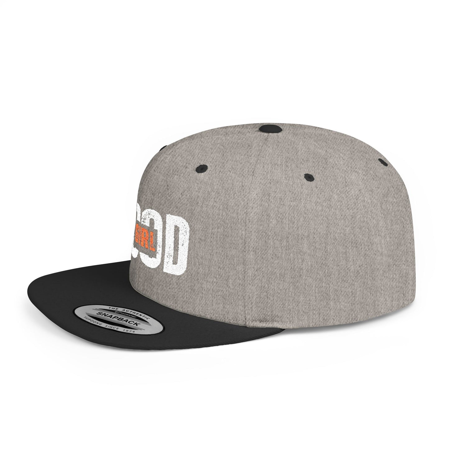 Good Vibes Flat Bill Snapback Hat - Trendy Cap for Fashion Enthusiasts