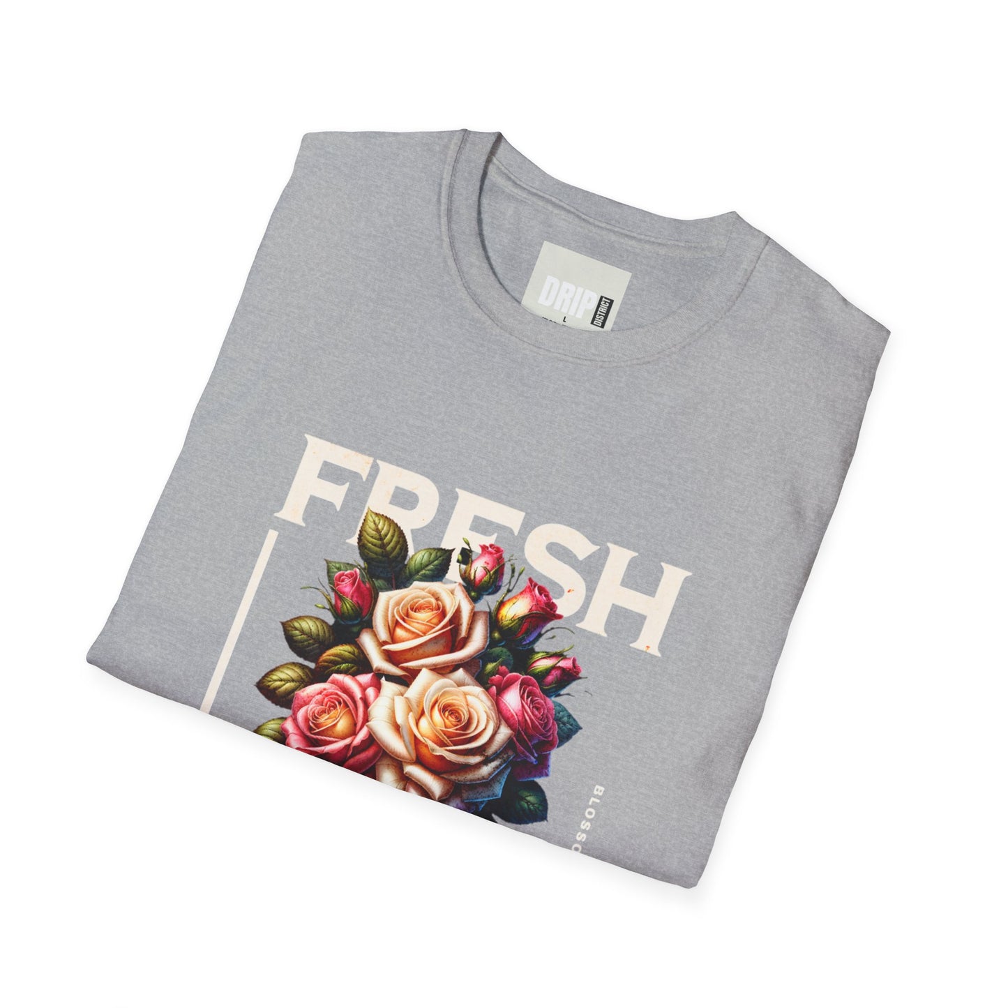 Fresh Bloom Floral T-Shirt | Unisex Softstyle Tee for Nature Lovers