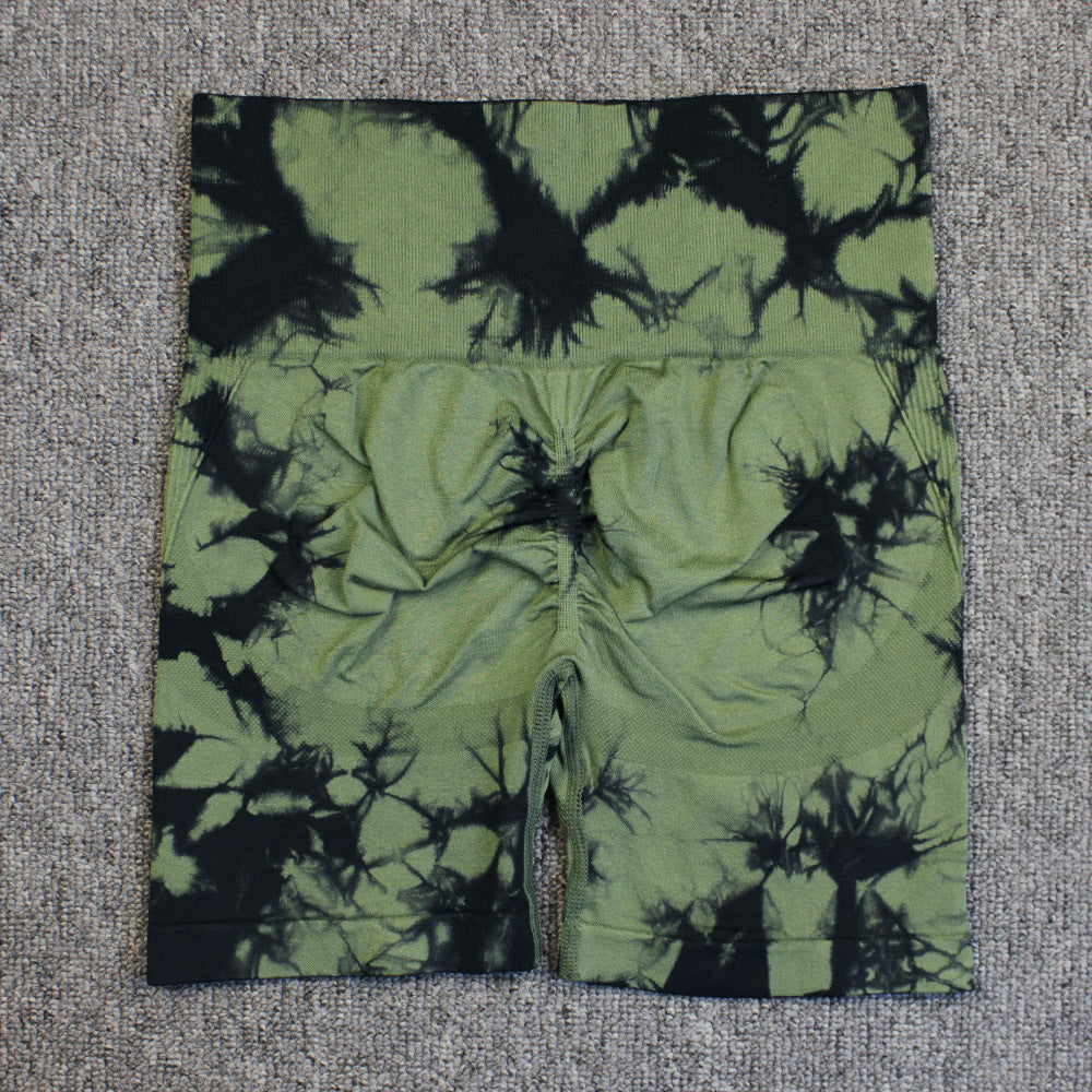 Tie-dye Printed Yoga Pants