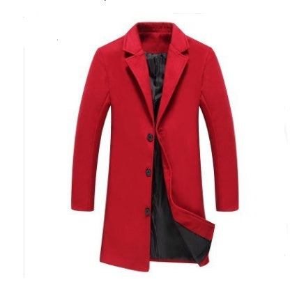 Autumn And Winter New Mens Business Woolen