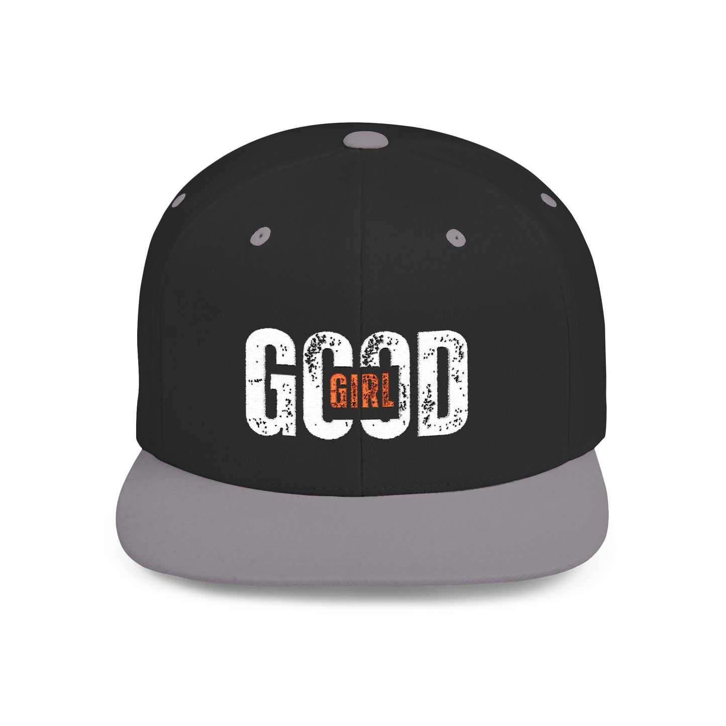 Good Vibes Flat Bill Snapback Hat - Trendy Cap for Fashion Enthusiasts