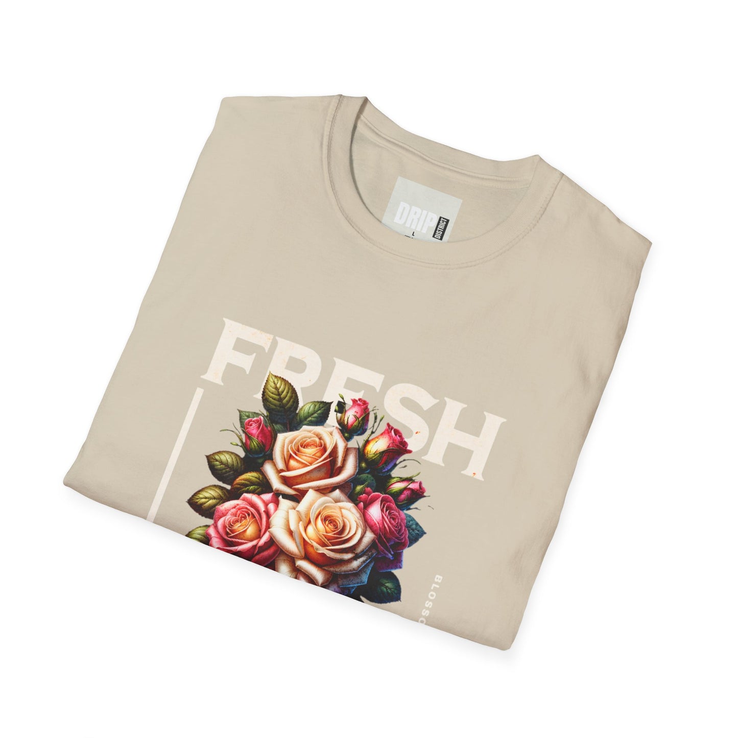 Fresh Bloom Floral T-Shirt | Unisex Softstyle Tee for Nature Lovers