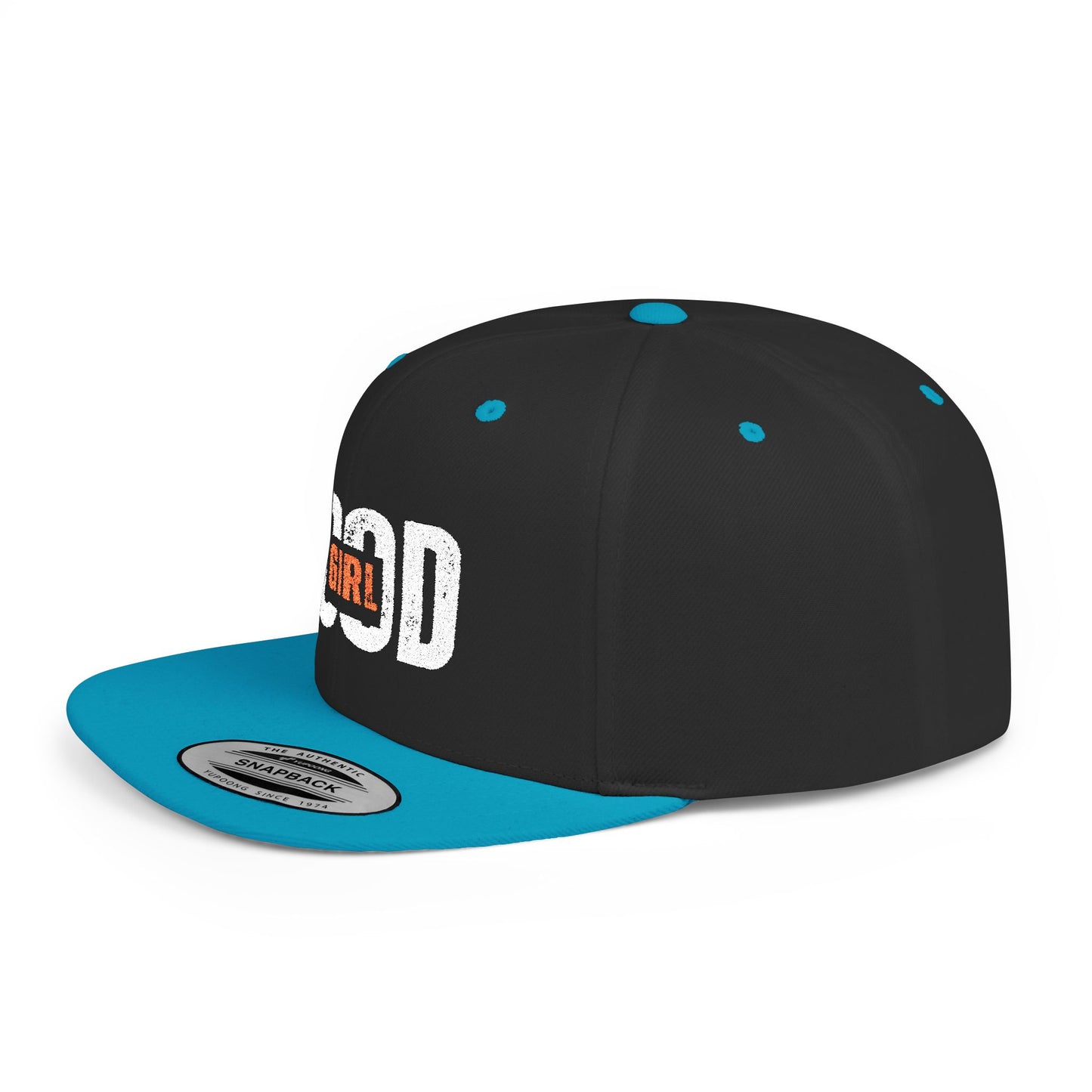 Good Vibes Flat Bill Snapback Hat - Trendy Cap for Fashion Enthusiasts